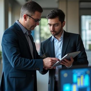 Founders brainstorming in Brooklyn office